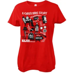 A Christmas Story icons Girly Tee