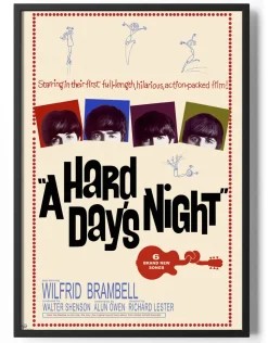 A Hard Days Night Poster