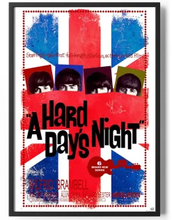 A Hard Days Night Union Jack Poster