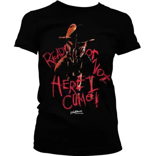 A Nightmare On Elm Street - Here I Come Girly Tee
