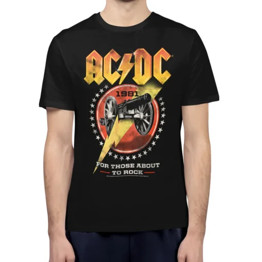 AC/DC - 1981 For Those About To Rock T-Shirt