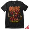 AC/DC - Back In Black Tour 1980 Big & Tall T-Shirt