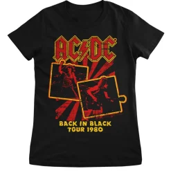 AC/DC - Back In Black Tour 1980 Girly Tee