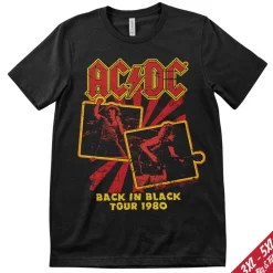 AC/DC - Back In Black Tour 1980 Big & Tall T-Shirt