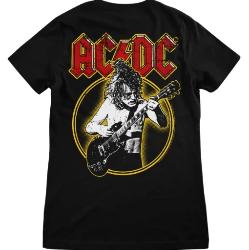 AC/DC Angus Young Girly Tee