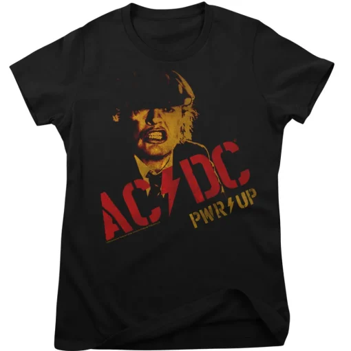 AC/DC Angus Young PWR-UP Girly Tee