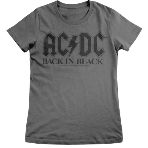 AC/DC Back In Black Girly Tee
