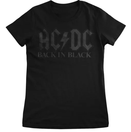AC/DC Back In Black Girly Tee
