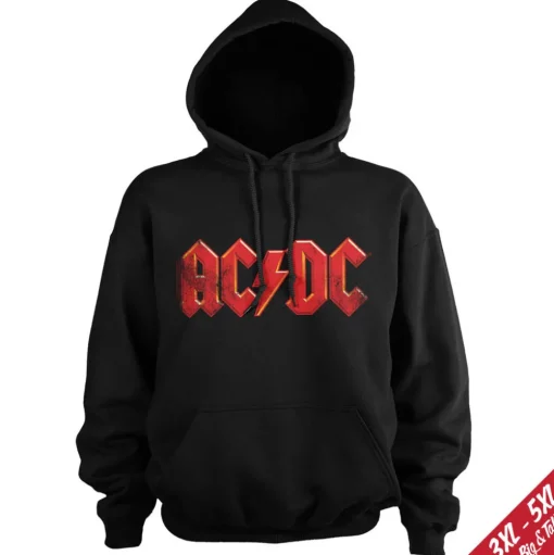 AC/DC Distressed Logo Big & Tall Hoodie