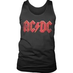 AC/DC Distressed Logo Tank Top