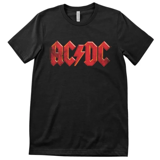 AC/DC Distressed Logo T-Shirt