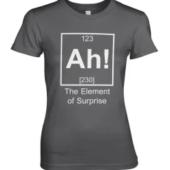 Ah! The Element Of Surprise Girly Tee