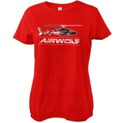 Airwolf Distressed Girly Tee