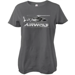 Airwolf Distressed Girly Tee