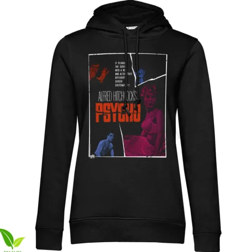 Alfred Hitchcock's PSYCHO Movie Poster Girly Hoodie