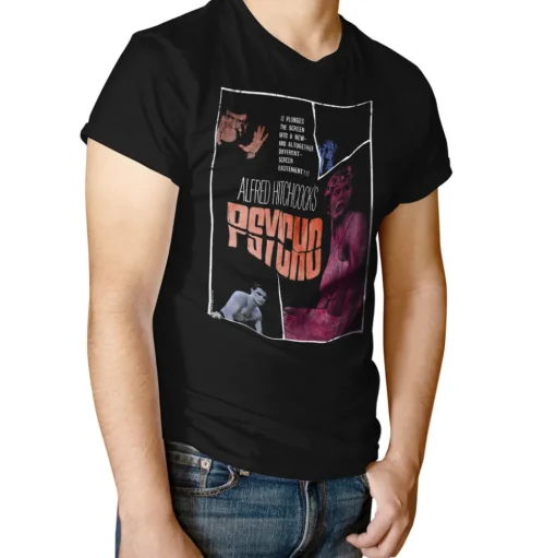 Alfred Hitchcock's PSYCHO Movie Poster T-Shirt