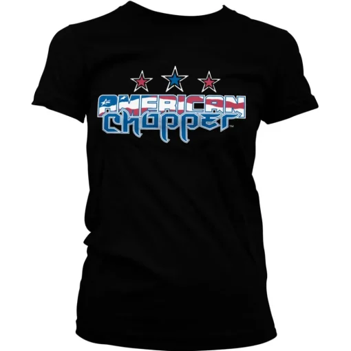 American Chopper Flag Logo Girly Tee