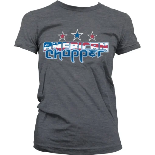 American Chopper Flag Logo Girly Tee