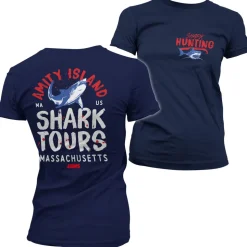 Amity Island Shark Tours Girly Tee