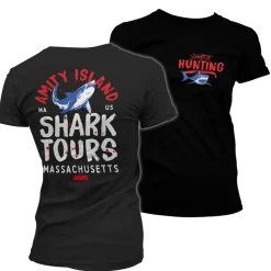 Amity Island Shark Tours Girly Tee