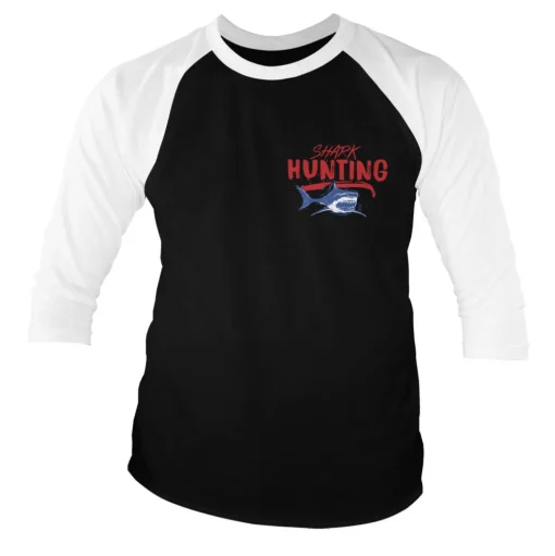 Amity Island Shark Tours Baseball 3/4 Sleeve Tee