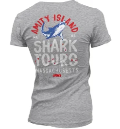 Amity Island Shark Tours Girly Tee