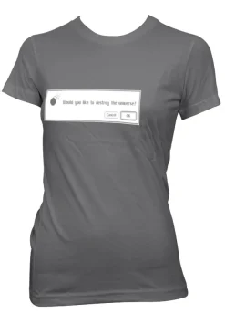 Apple´s Big Question Girly Tee