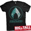 Aquaman - Distressed Shield Big Tall T-Shirt