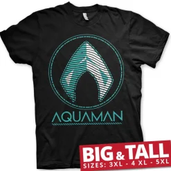 Aquaman - Distressed Shield Big Tall T-Shirt