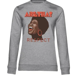 Aretha Franklin - RESPECT Girly Sweatshirt