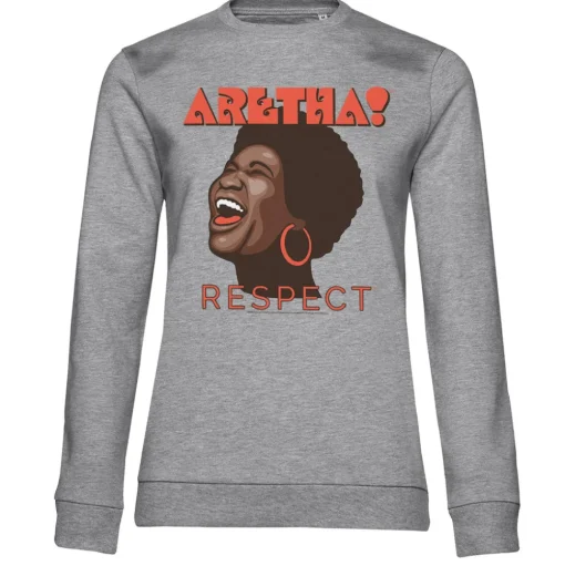 Aretha Franklin - RESPECT Girly Sweatshirt