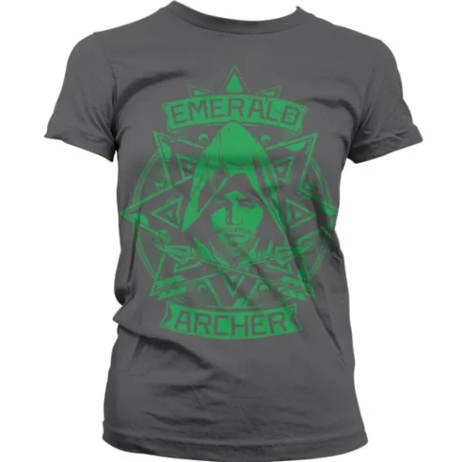 Arrow - Emerald Archer Girly T-Shirt