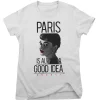 Audrey Hepburn - Paris Is Always A Good Idea Girly Tee