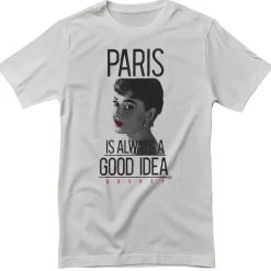 Audrey Hepburn - Paris Is Always A Good Idea T-Shirt