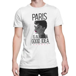 Audrey Hepburn - Paris Is Always A Good Idea T-Shirt