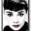 Audrey Hepburn Hot Lips Poster
