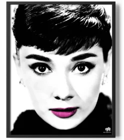 Audrey Hepburn Hot Lips Poster