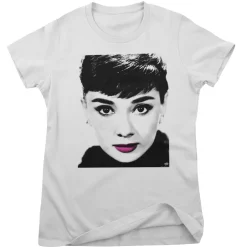 Audrey Hepburn Lipstick Girly Tee