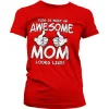 Awesome Mom Girly Tee