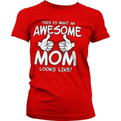 Awesome Mom Girly Tee