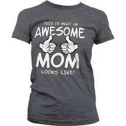 Awesome Mom Girly Tee