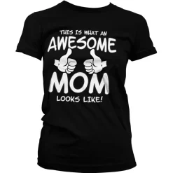 Awesome Mom Girly Tee