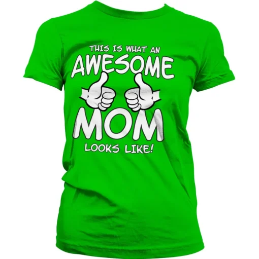 Awesome Mom Girly Tee