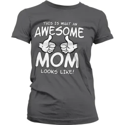 Awesome Mom Girly Tee