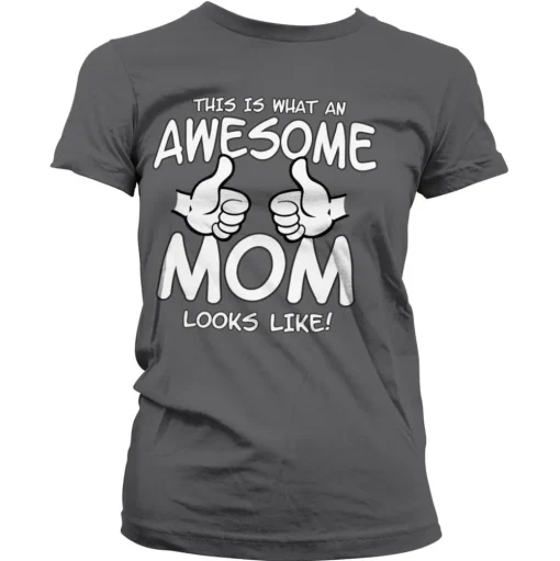 Awesome Mom Girly Tee