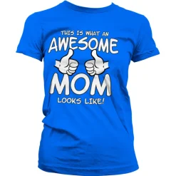 Awesome Mom Girly Tee