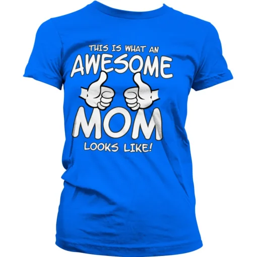 Awesome Mom Girly Tee