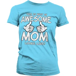 Awesome Mom Girly Tee
