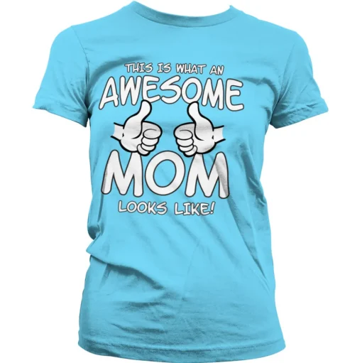 Awesome Mom Girly Tee
