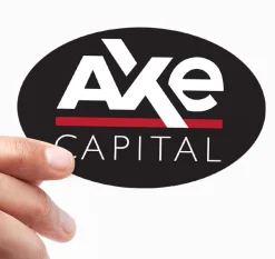 AXE Capital Oval Logo Sticker